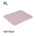 thumbnail image 4 of stanreset 1/2/3/5 Tapis pour Chien Tapis pour Chat Fournitures pour Animaux Coussin pour Chiot Finition Soignée Douceur Sans Bavures Design Pliable Pratique Multicolore Rose TG,100*70cm 1 Pce, 4 of 6