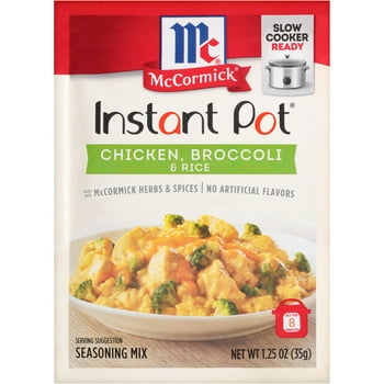 McCormick Instant Pot Seasoning Mix - Chicken, Broccoli & Rice, 1.25 oz