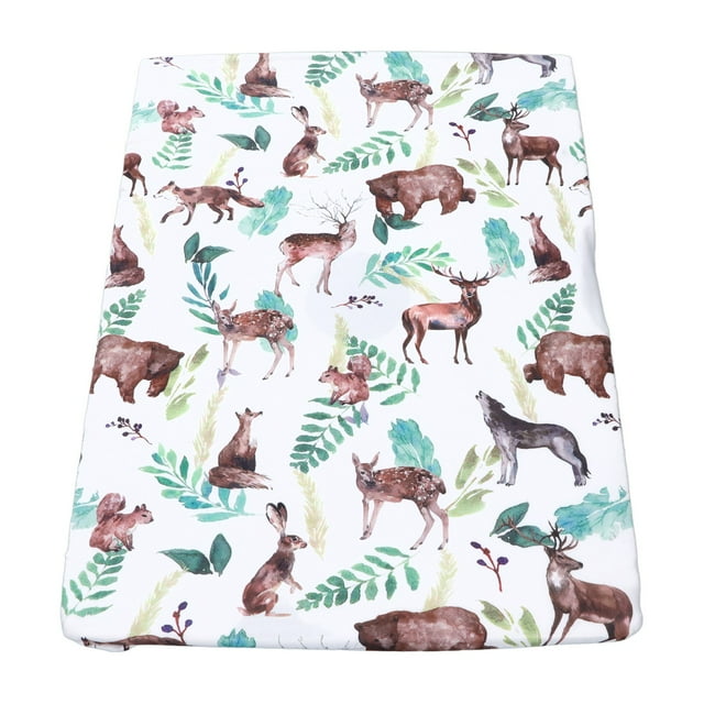 Funda De Colchón Para Moisés, Sábana Para Moisés, Elástica, Ajustable, Transpirable, De Algodón Y Poliéster, Ovalada, Suave, Lavable A Máquina Para Cama De Bebé ANGGREK Otros