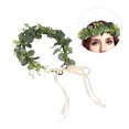 thumbnail image 3 of Hair Wreath, Adjustable Simple Soft Natural Eucalyptus Wreath Multi Purpose  For Seaside For Photo Taking For Vacation, 3 of 8