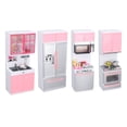 thumbnail image 2 of Kids Kitchen Playset, Play Kitchen Toys Wide Application Simulation Design Plastic  for Kindergarten, 2 of 8