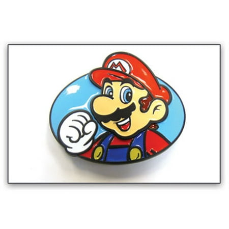 Belt Buckle - Nintendo - New Super Mario Face Metal Licensed bb141481ntn