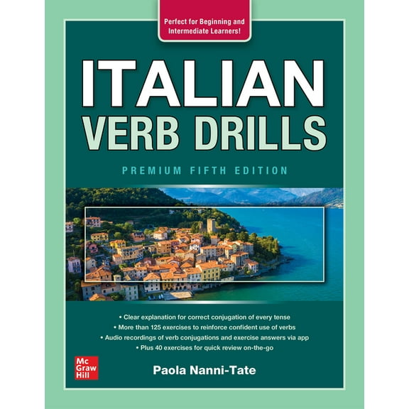 Italian Verb Drills, Premium Fifth Edition, (Paperback)