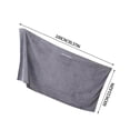 thumbnail image 3 of YujiCraft Quick Dry Towel, Super Absorbent Quick-Drying Hair Towel with Tie, Wrap Hair Turban for Women, Soft Microfiber Bath Cap,Pink, 3 of 6