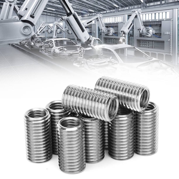 Kit de Herramientas de Inserción de Tuercas, Tuers Ranurada 10 Piezas de Tuercas de Tueras Varieces para AviWión Para Automóviles para la Computera para equipos para equipos