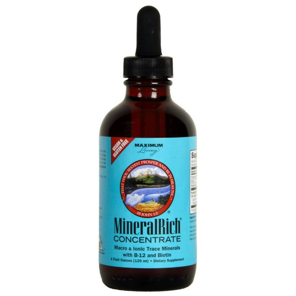 Maximum Living Mineral Rich Concentrate, 4 Oz