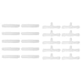 thumbnail image 3 of 20PCS 17.3in Sweat Pads for Bras, Cotton Bra Liners Under Bra Pads To Absorb Sweat, Cotton Women Tummy Liners, Reusable Sweating Supplies, 3 of 8