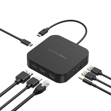 Belkin Thunderbolt 3 Dock Core With Thunderbolt 3 Cable - Usb C Hub - 7-In-1 Docking Station For Macs & Windows, 60W Upstream Charging, With Gigabit Ethernet, Displayport & Audio Ports