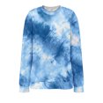 thumbnail image 4 of Bovemsi Womens Sweatshirts Fashionable Autumn And Winter Casual Tie Dye Pattern Long Sleeved Loose Top Fall Fashion Outfits 2025 Clothes, 4 of 9