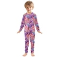 thumbnail image 7 of Boys Pajamas Girls Pajama Butterflies and Flowers Cute Comfortable Cotton Two-piece Pajama Set, 7 of 7