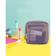 thumbnail image 5 of 1Pack Mesh Makeup Bag ,Mesh Cosmetic Bag ,Travel Toiletry Bag Pouch with Zipper, Mini Cute Makeup Cosmetic Travel Toiletry Purse Bag for Travel Accessories, 5 of 7