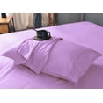 thumbnail image 2 of Comfylife Bamboo Derived Rayon Bed Sheet Set Deep Pockets, Moisture Wicking, No Fading, Softer Than Cotton- 4 Pieces - Full Size, Lavender, 2 of 5