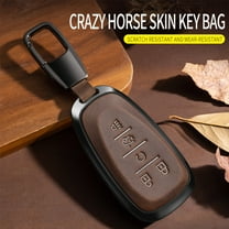 For Chevrolet Key Fob Cover Leather Car Malibu Camaro Trax Traverse Trailblazer Sonic Blazer Cruze Volt Equinox Spark Key Case