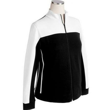 Maternity Color-Block Zip Jacket