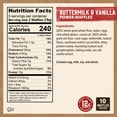 thumbnail image 4 of Kodiak Protein-Packed Buttermilk and Vanilla Power Waffles, 13.4 oz, 10 Count (Frozen), 4 of 8