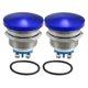 thumbnail image 1 of Momentáneo Pulsador Botón Interruptor para Coche 22mm 3A 250V Azul (Juego de 2), 1 of 1