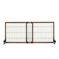 thumbnail image 7 of Carlson Pet Products, 41" - 70"L x 28"H Adjustable Freestanding Pet Gate, Premium Wood, Brown, 7 of 7