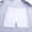 White, variant on Girls Pants Size 9-10Y Kids Modesty Lining Elastic Shorts Solid Breathable