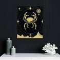 thumbnail image 4 of COMIO Wall Art Constellation Cancer Modern Painting Print Zodiac Constellation Poster Modern Wall Art Canvas Artwork for Living Room Home Bathroom Bedroom Office Decoration Ready to Hang, 4 of 4