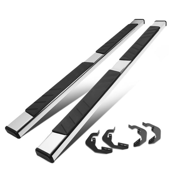 DNA Motoring For 07-19 Silverado Sierra Extended Cab 5" Chrome Side Step Nerf Bar Running Boards