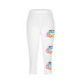 thumbnail image 4 of Jjayotai Womens Pants, Yoga Pants Women, Women's Easter Yoga Pants, Bunny Eggs Printed Trousers, Womens Casual Capris Pants Leggings for Women White^ XL, 4 of 5