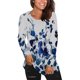 thumbnail image 2 of Tops para mujer Camisas Blusas Elegantes Camisas casuales de manga larga Estampado de moda Cómodo Transpirable Cuello redondo Odeerbi ODB-5, 2 of 5