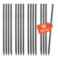 thumbnail image 1 of VEVOR 16-Inch 16 Pack Rebar Stakes Heavy Duty Straight Galvanized Steel Ground Anchors, 1 of 9