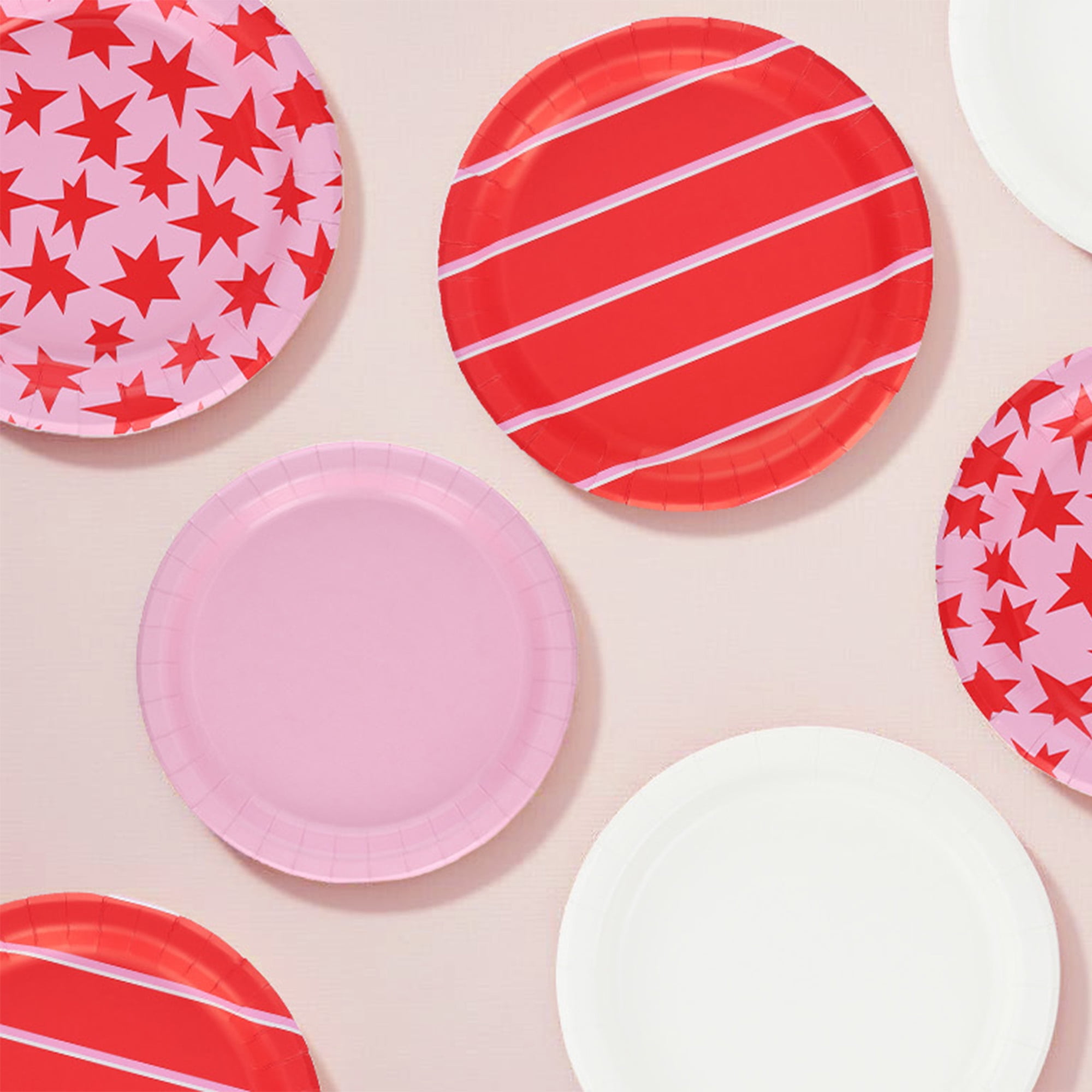 55CT 9IN Light Pink Dinner Paper Plates by Way To Celebrate