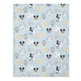thumbnail image 3 of Lambs & Ivy Disney Baby Classic Mickey Mouse Blue/White Soft Fleece Baby Blanket, 3 of 5