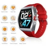 Meterk 1.4 Inches Smart Watch IPS Colorful Screen Men Business Style Support BT Call Heart Rate Sport Fitness IP68 Waterproof Smartwatch Compatible with Android / iOS