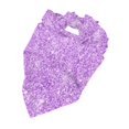 thumbnail image 5 of Bingfone Lilac Glittering-Washable Dog Scarf Triangle Adjustable Puppy Bandana Bib Handkerchief For Medium Large Dog Cat, 5 of 9