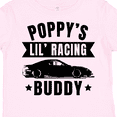 thumbnail image 4 of Inktastic Poppy's Lil' Racing Buddy with Car Silhouette Boys or Girls Toddler T-Shirt, 4 of 5