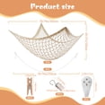thumbnail image 2 of Topekada 2 Pack Stuffed Animal Hammock Set, Sturdy Large Stuffed Animal Storage Net and Suspension Rope, Cotton Corner Hanging Organizer for Kids Baby Nursery Wall Bedroom Home Decor, 2 of 7