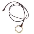 thumbnail image 2 of pitrice Simple Classique Cordon de Cire Tressé Métal Anneau Pendentif Style Vintage, 2 of 9