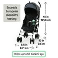 thumbnail image 6 of Ingenuity 3Dlite Convenience Stroller, Gray - Age 6 Months Up to 50 Lbs., 6 of 11