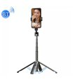 thumbnail image 3 of Soporte para móvil selfie stick con mando a distancia inalámbrico Bluetooth Negro Negro, 3 of 5