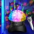 thumbnail image 4 of Yhmxh Smart Home Speaker Sound Machine Crystal Ball Disco Bluetooth LED Party Lights Speaker Support FM Card AUX With MIrcophone Blutooth, 4 of 4