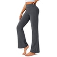 thumbnail image 2 of Rosvigor Womens Flare Yoga Pants High Waisted Bootcut Leggings No Front Seam Buttery Soft Leggings for Workout Gym Casual, 2 of 8