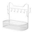 thumbnail image 3 of DOLITY Key Holder Stand Jewelry Organizer with Hangers Practical Jewelry Holder Key Rack for Porch Bedroom Tabletop Countertop Decor White, 3 of 8