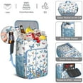 thumbnail image 4 of Aesthetic Butterfly Backpack Cooler – Leakproof Waterproof Insulated Lunch Bag with Tropical Flower Pattern for Road Trips & Outdoor Adventures, 4 of 4