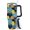 White, variant on Flower Floral 40oz Tumbler With Handle Gifts For Grandma Aesthetic Tumbler With Lid And Straw For Hiking