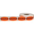 thumbnail image 3 of Red Boneless Grocery Store Food Labels .75 x 1.375 inch Oval Shape 500 Total Adhesive Stickers, 3 of 3