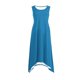 thumbnail image 5 of Pantalones Cortos para Vestidos Bajos Mujeres sin Mangas Cuello Redondo Cordón Ruffle A-Line Mini Vestido Poliéster, Vestido Casual para Citas Y Fiesta, 5 of 9