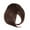 Brown, variant on ELAYARD Fashion Synthetic Wigs One Piece Clip in Front Hair Fringe Hair Extensions for Women Girls(8#)