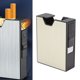 thumbnail image 4 of Caja de cigarrillos recargable, pitillera recargable con pitillera, encendedor, estuche de almacenamiento de cigarrillos, elegante y moderno, 4 of 8