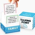 thumbnail image 2 of 200 tarjetas de conversación familiar: deje los teléfonos. Conéctese con la familia. Conózcase mejor con una conversación significativa., 2 of 5