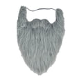 thumbnail image 4 of Barba falsa para adultos, barba larga peluda, maquillaje, barba de Papá Noel Gris Yuyangstore Barba larga, 4 of 8