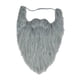 thumbnail image 4 of Barba de Papá Noel de Navidad, barba falsa, accesorios de espectáculo, barba de franela, Facial falso, vestido elegante para actuación, Navidad, Gris, 4 of 8