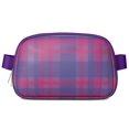 thumbnail image 1 of Colorful Checkered Belt Bag – Plaid-Inspired Fanny Pack with Vibrant Retro Checkerboard Style, 1 of 4