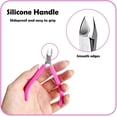 thumbnail image 5 of Fine  Cuticle Trimmer & Nippers, ,  Handle  Tools for  Removal, Durable Washable Cuticle  & Remover  Clippers (Black 2 count), 5 of 6